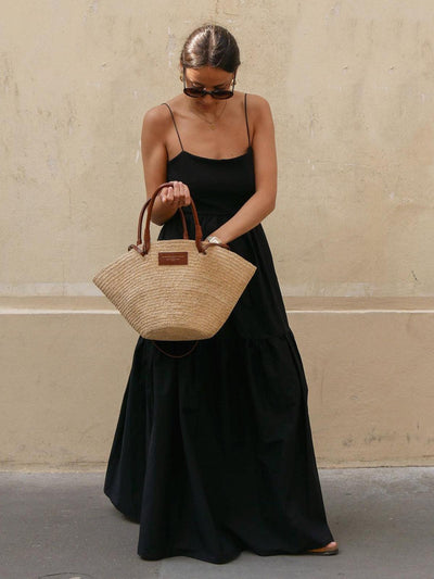 Cléa | Robe longue fluide dos nu