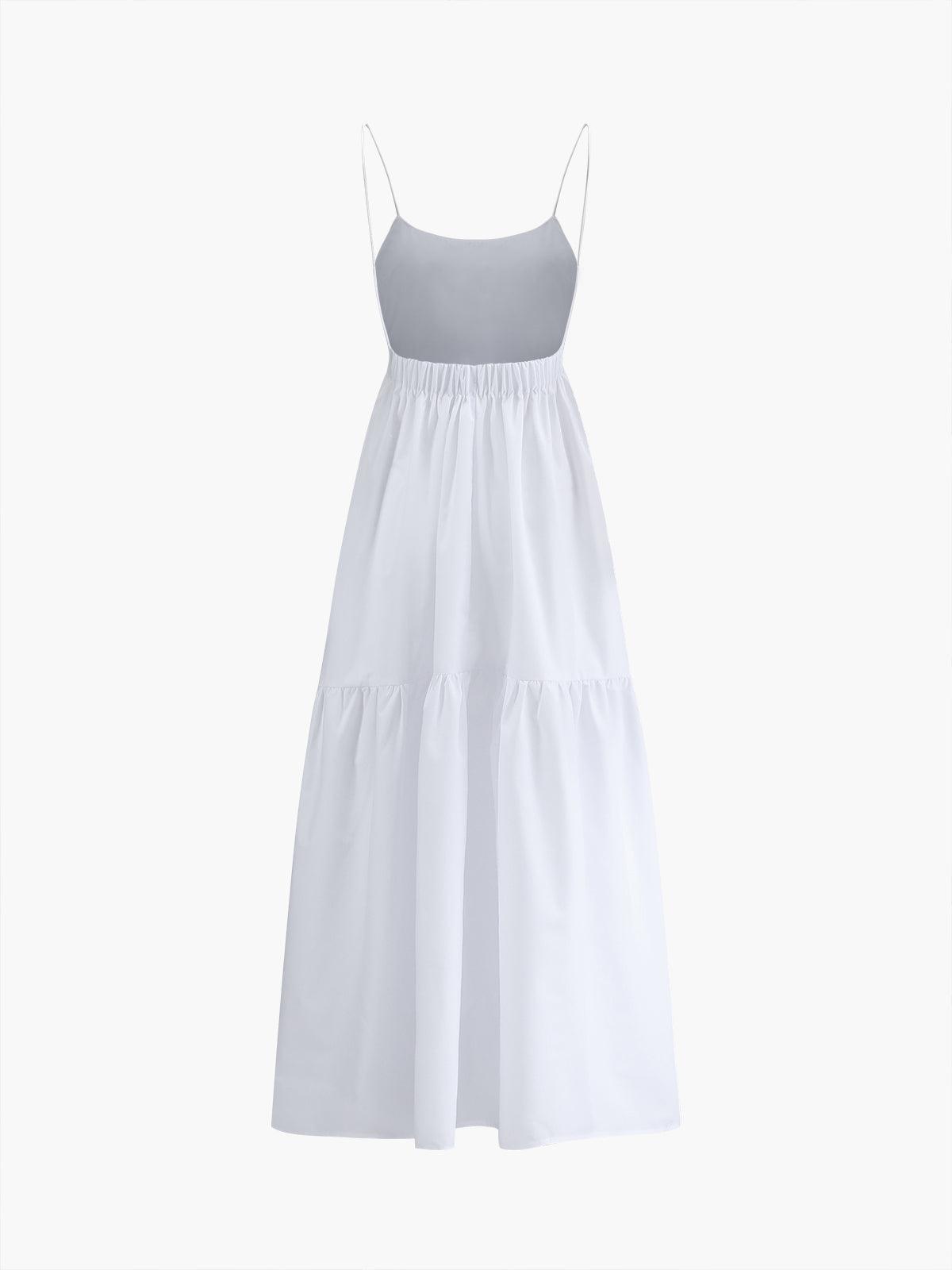 Cléa | Robe longue fluide dos nu