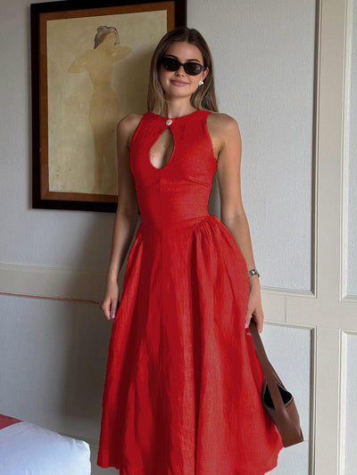 Grazina | Robe longue avec trou de serrure