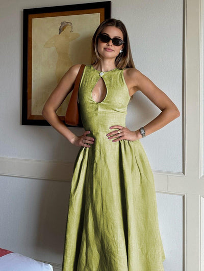 Grazina | Robe longue avec trou de serrure