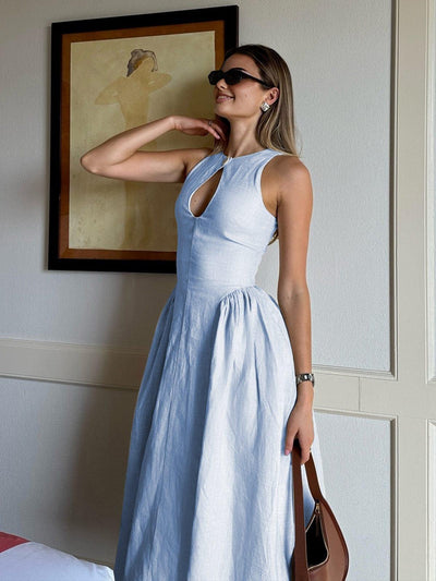 Grazina | Robe longue avec trou de serrure