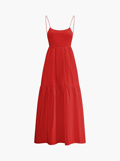 Cléa | Robe longue fluide dos nu