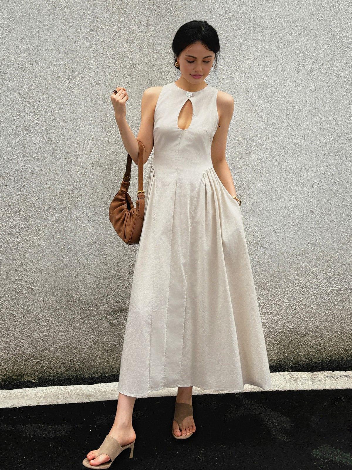 Grazina | Robe longue avec trou de serrure