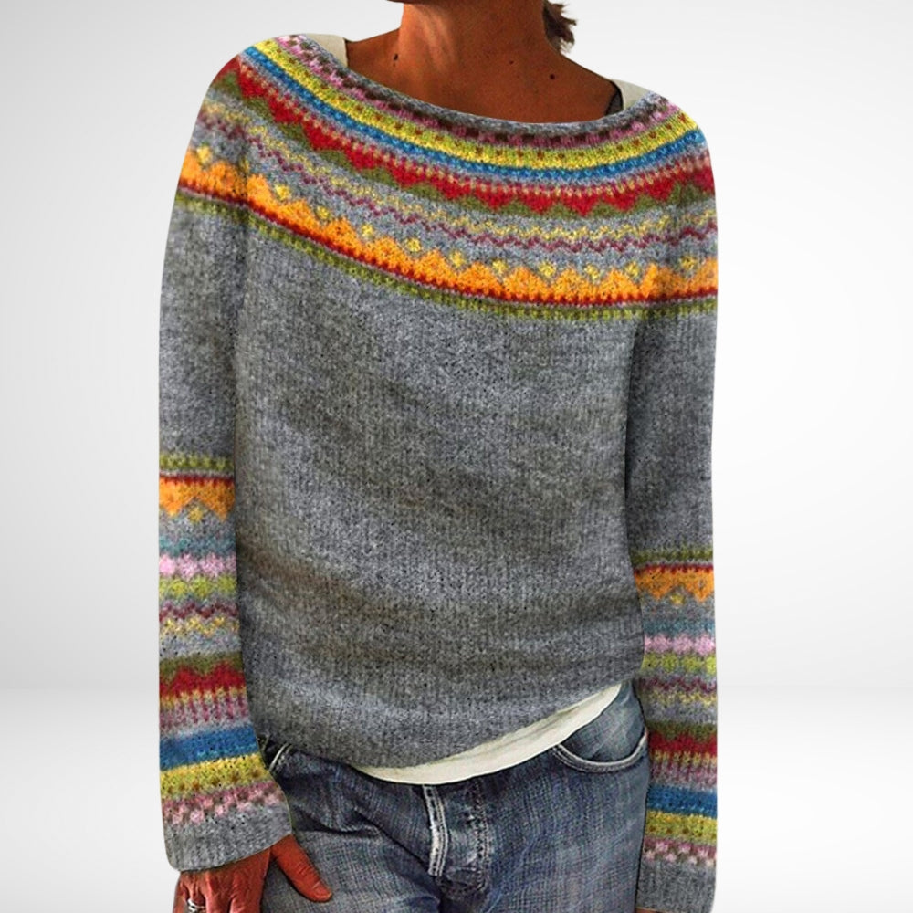 Rachel | Pull d'automne rétro
