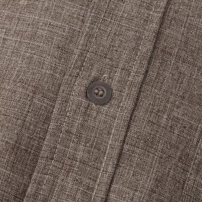 Lenoir™ | Chemise en coton unie avec boutons